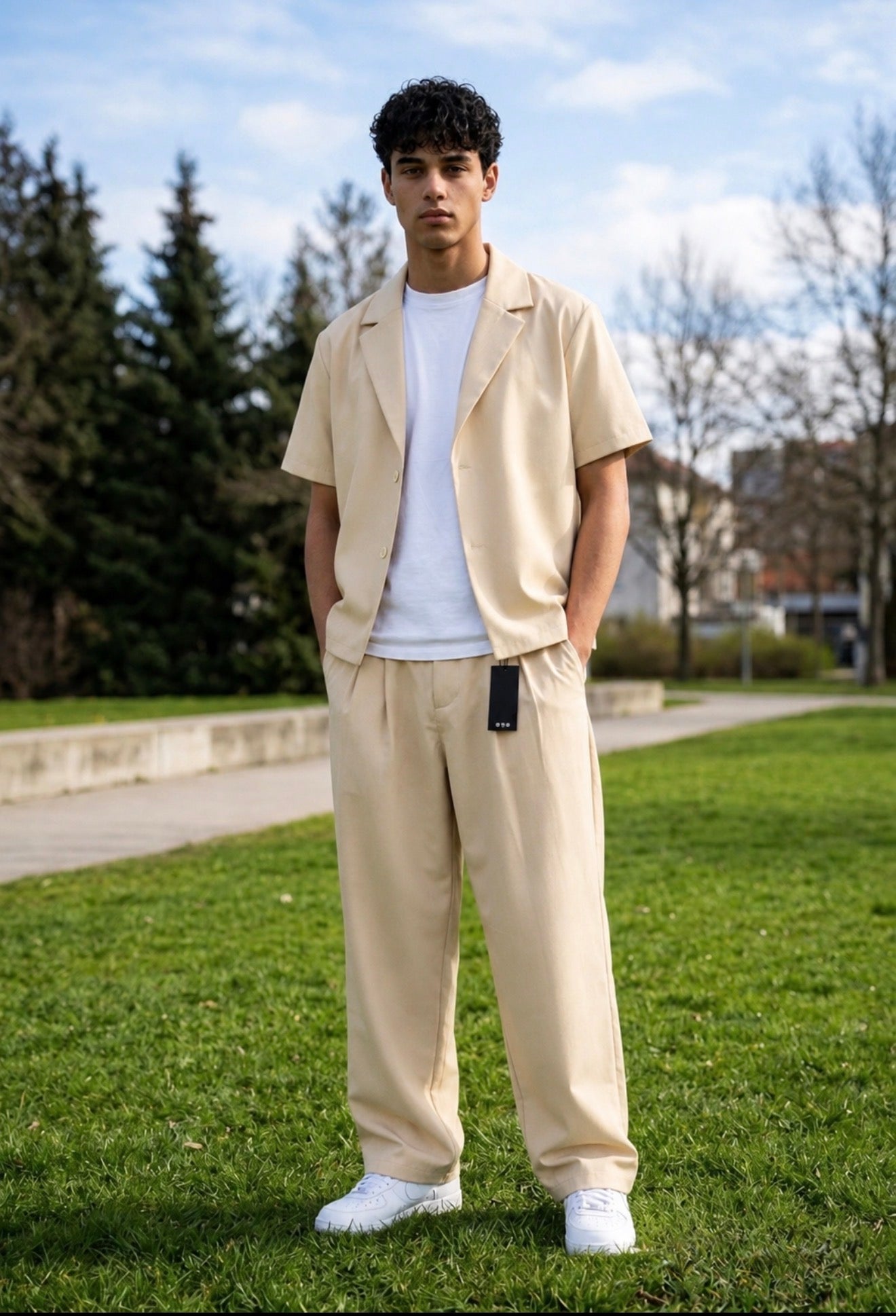 3200 COMPLETO UOMO BEIGE - Completo uomo -