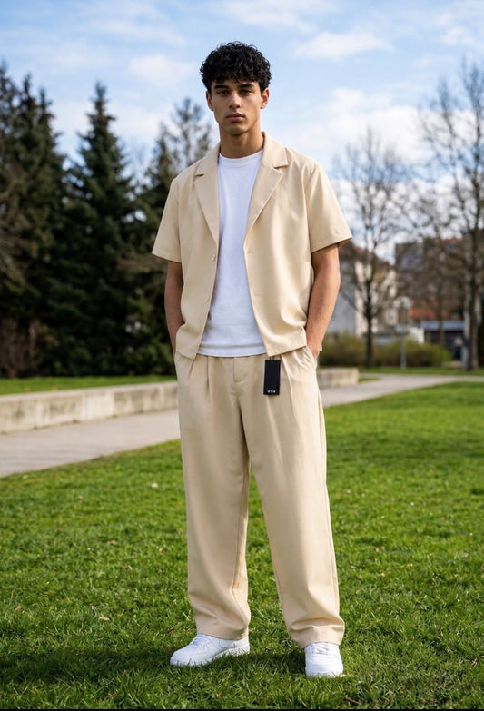 3200 COMPLETO UOMO BEIGE - Completo uomo -