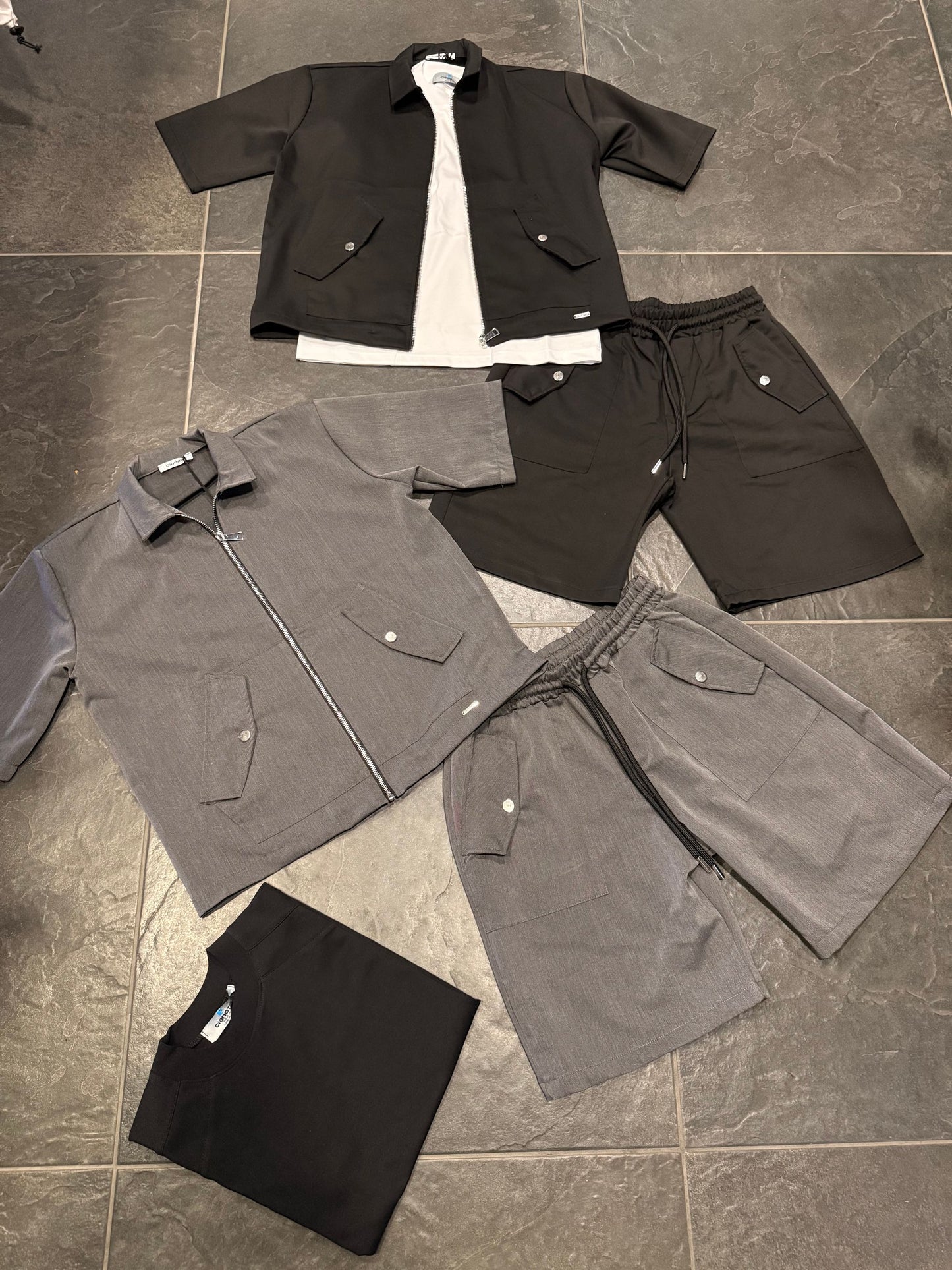 CORDSET BEVERLY NERO - Completo bimbo - CIANOTIC