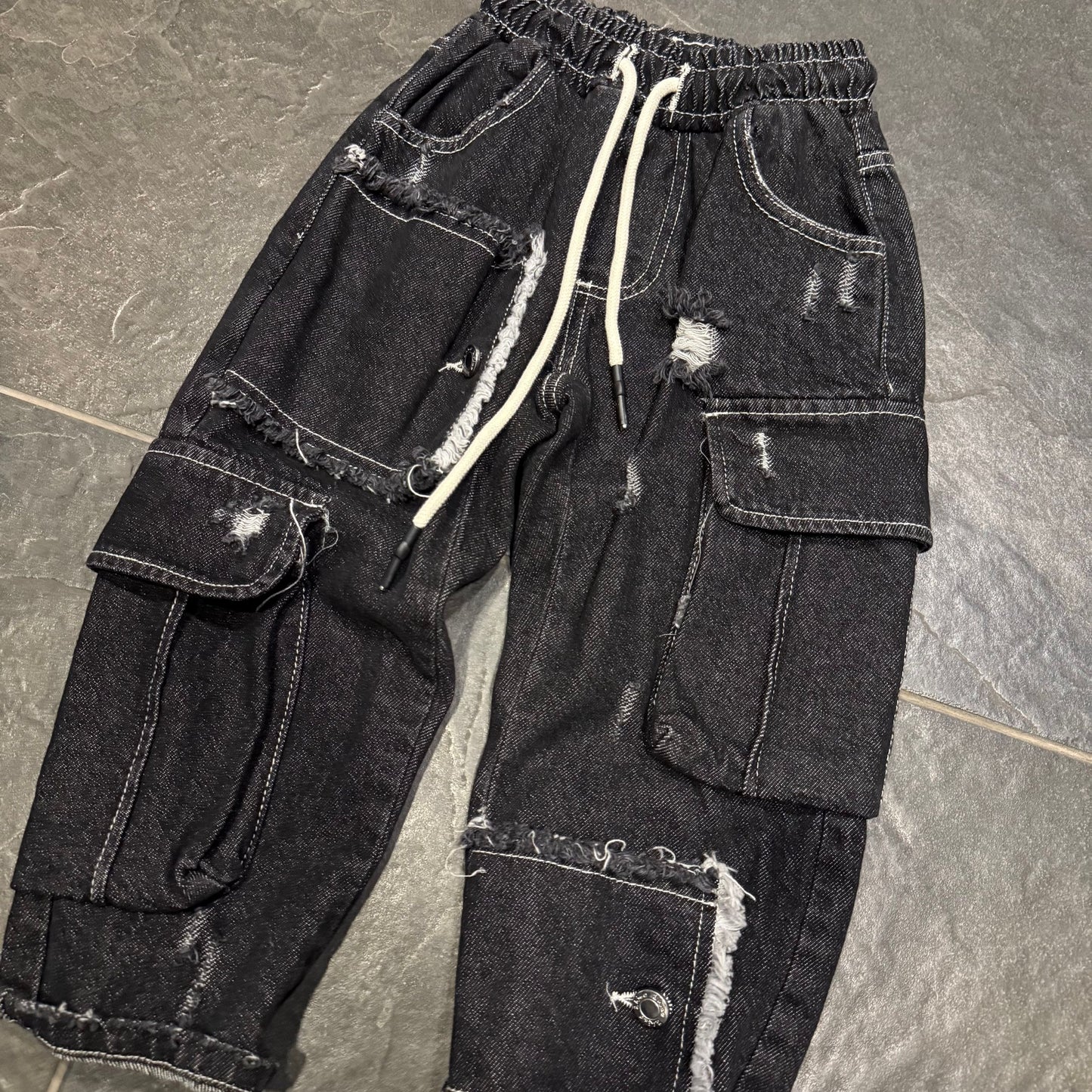J335 JEANS CARGO BIMBO - JEANS BIMBO - IO CHICO