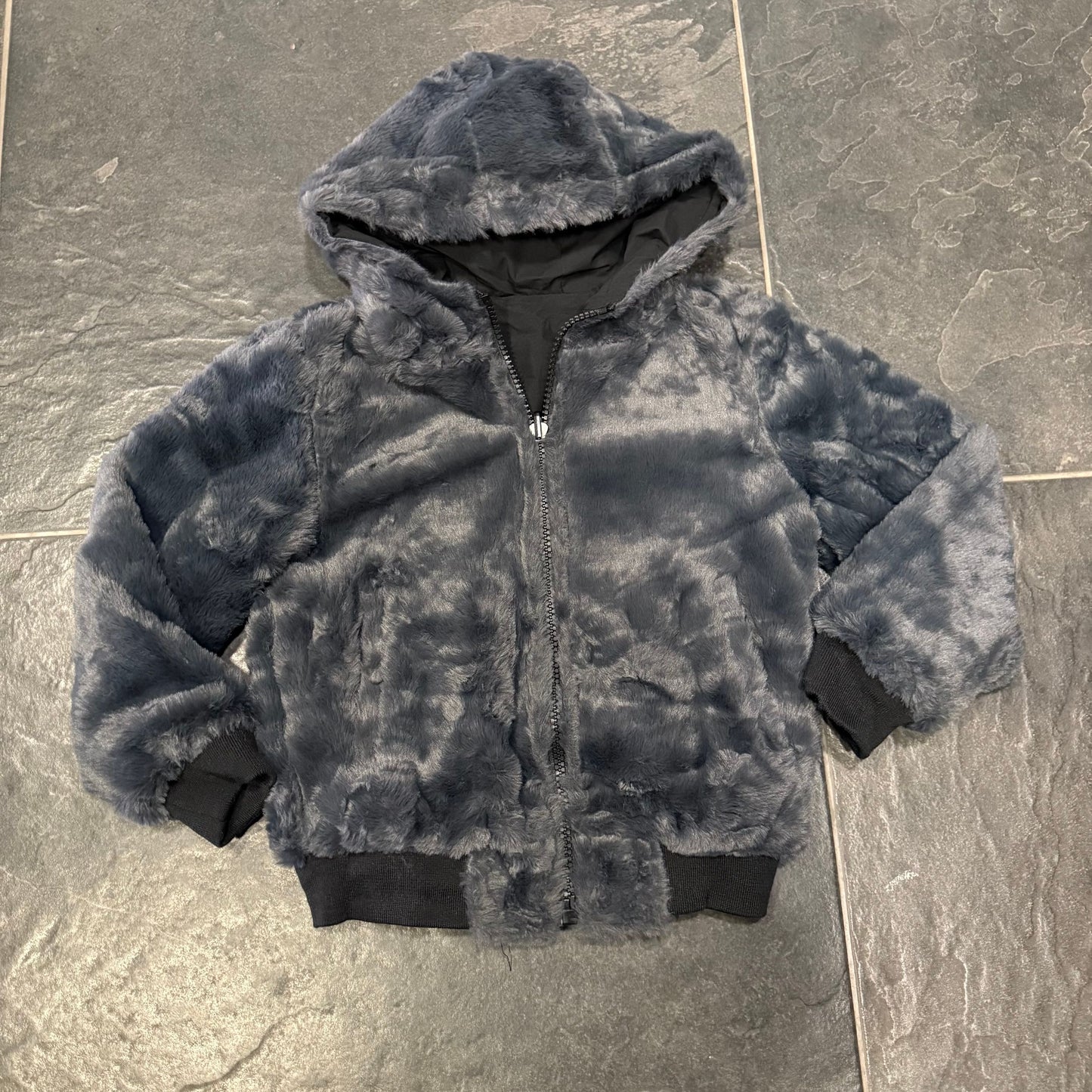 F-196 GIUBBINO REVERSIBILE BIMBO NERO/GRIGIO - GIUBBINO BIMBO -