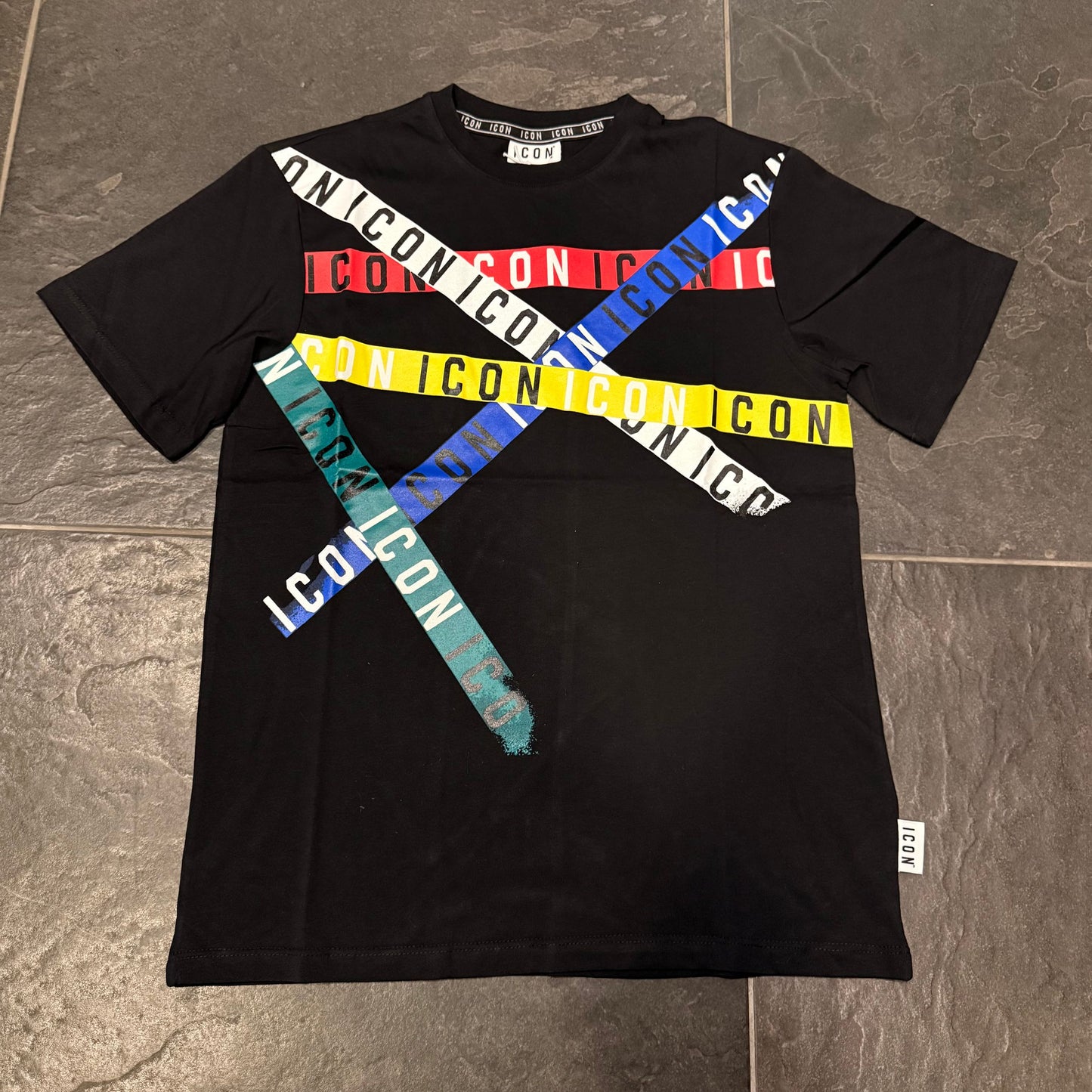 IUT011 T-SHIRT ICON NERA - T-shirt uomo - icon