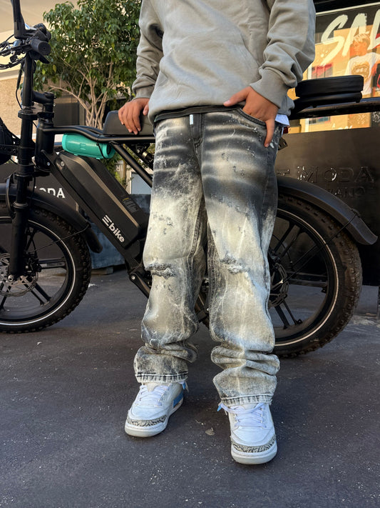 CB BAGGY STARK GRIGIO - JEANS BIMBO - CIANOTIC