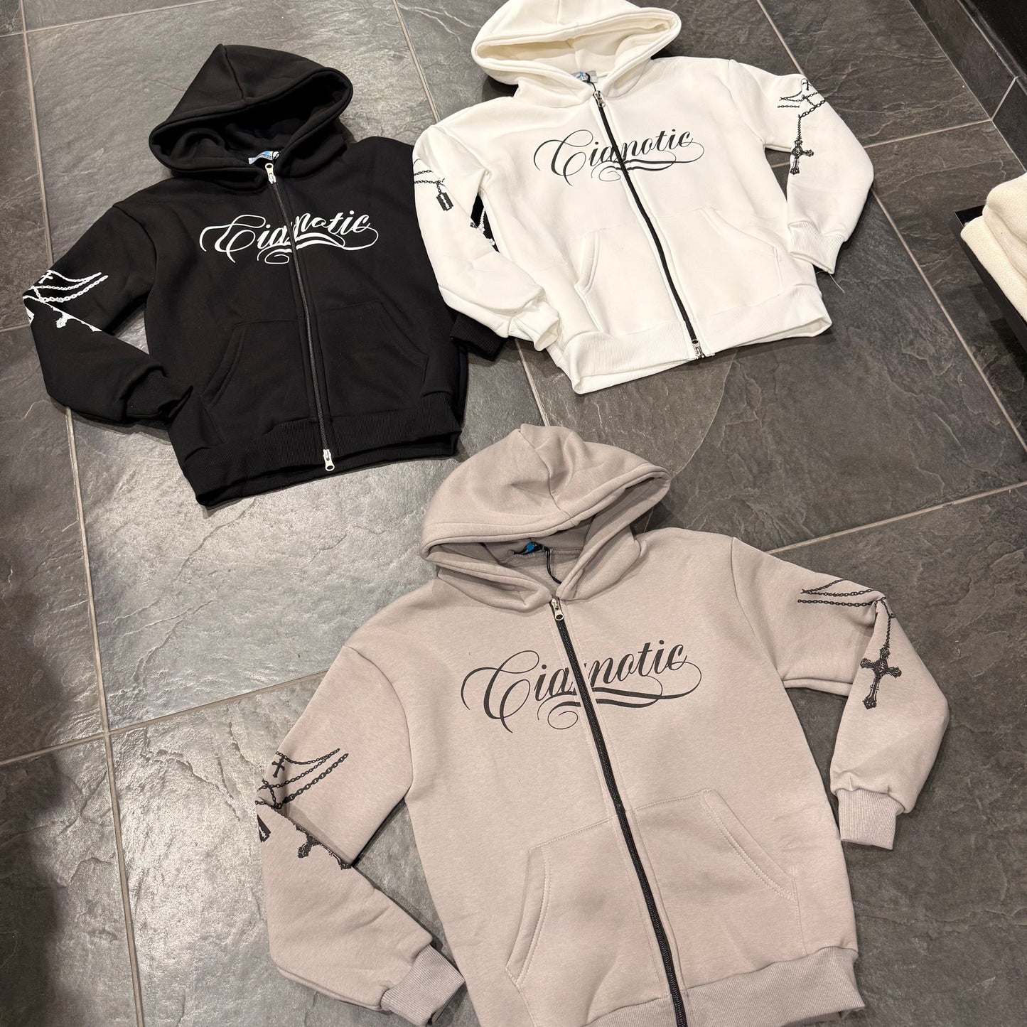 F/CROCE FELPA BIMBO GRIGIO - felpa bimbo - CIANOTIC