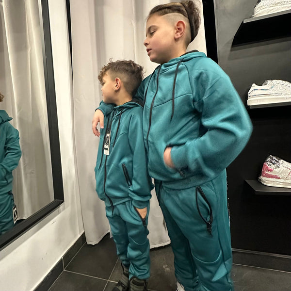 KIDS-26A GRIGIO - tute bimbo - cavaliere club