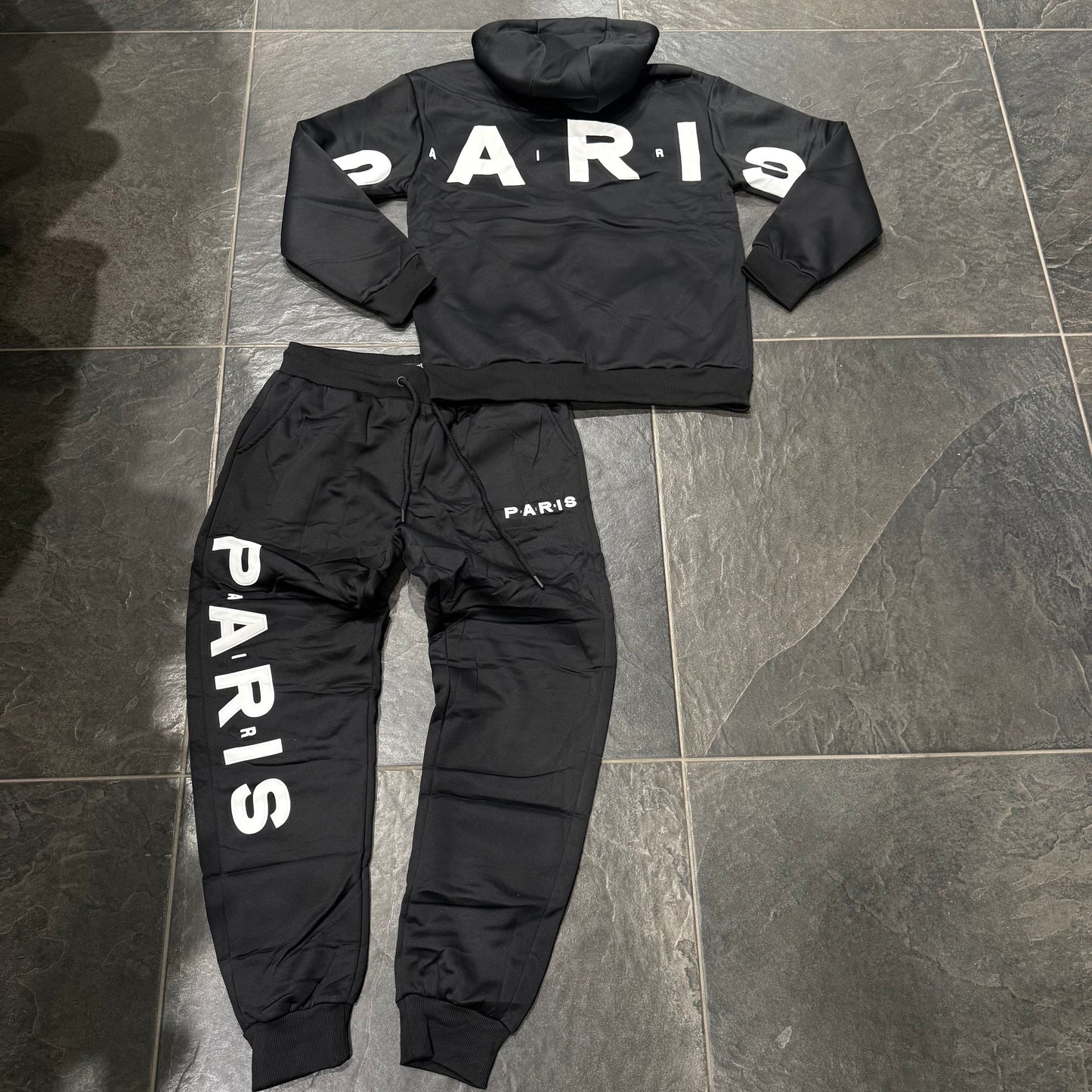 FF-5611A TUTA PARIS UOMO NERA - tuta uomo -