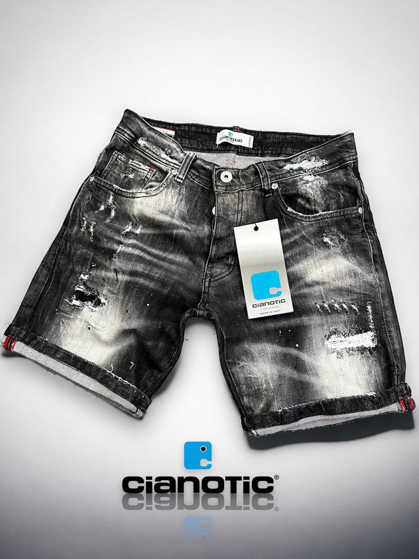 SHORT KK7 BLACK - bermuda uomo - CIANOTIC