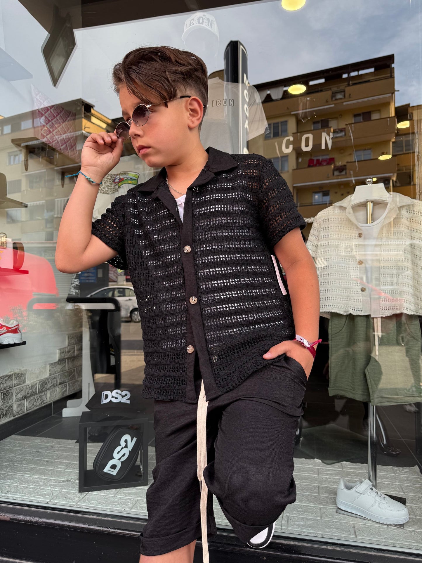 25190 COORDINATO BIMBO NERO - Completi & Coordinati -