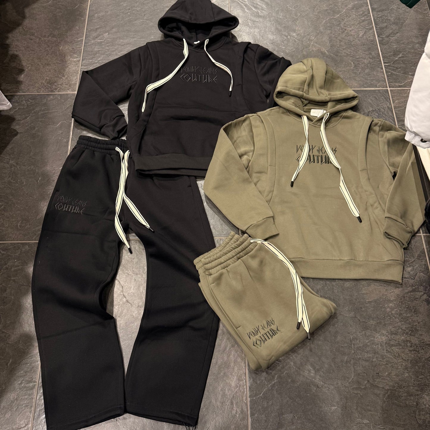 7L005 TUTA UOMO VERDE - tute uomo -