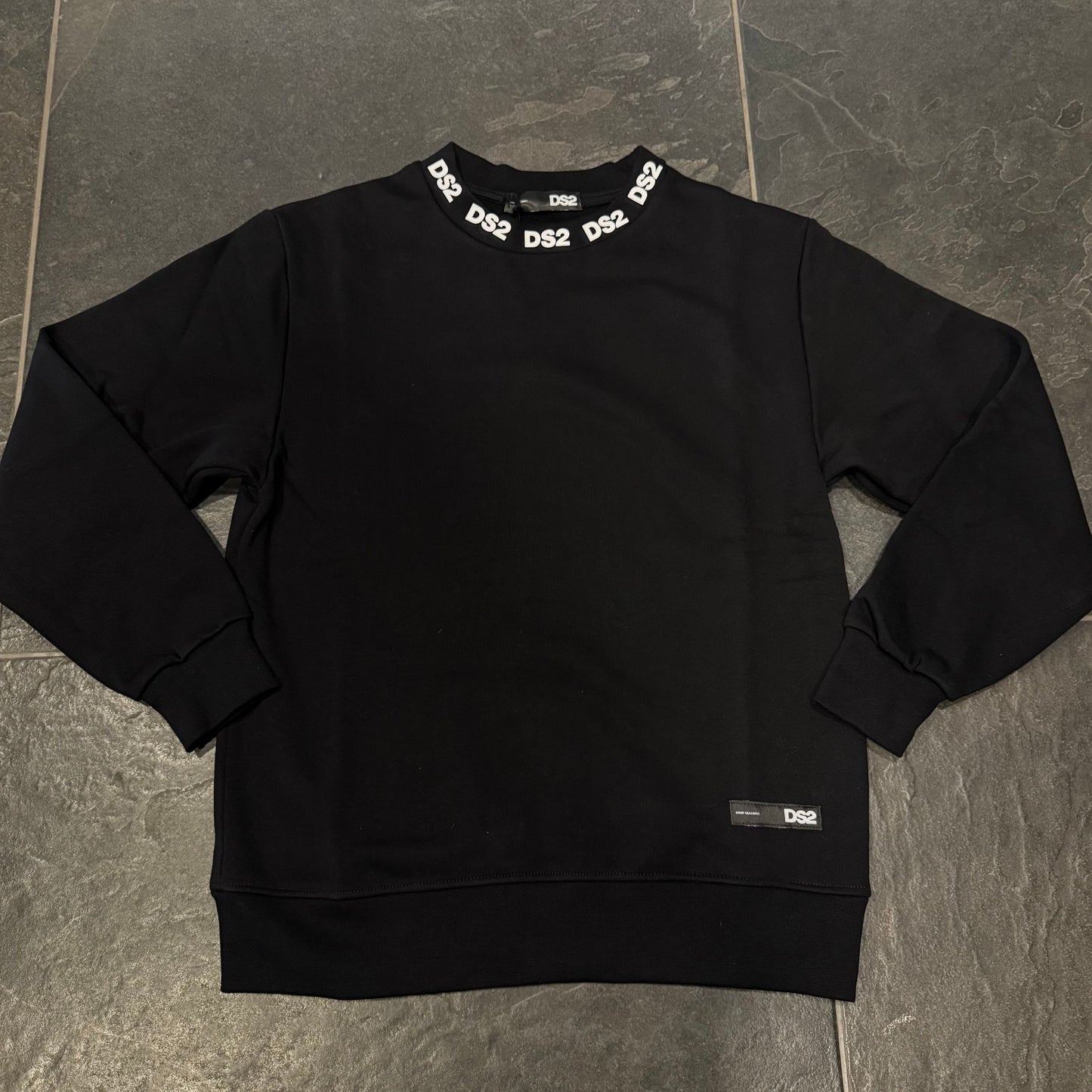 FW25223 FELPA DS2 NERA - FELPA UOMO - DROP SEASON 2