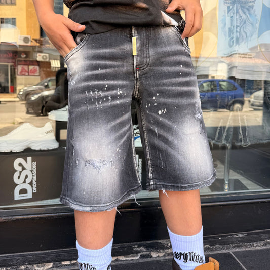 SHORT CB ROYAL JUNIOR BLACK - short bimbo - CIANOTIC