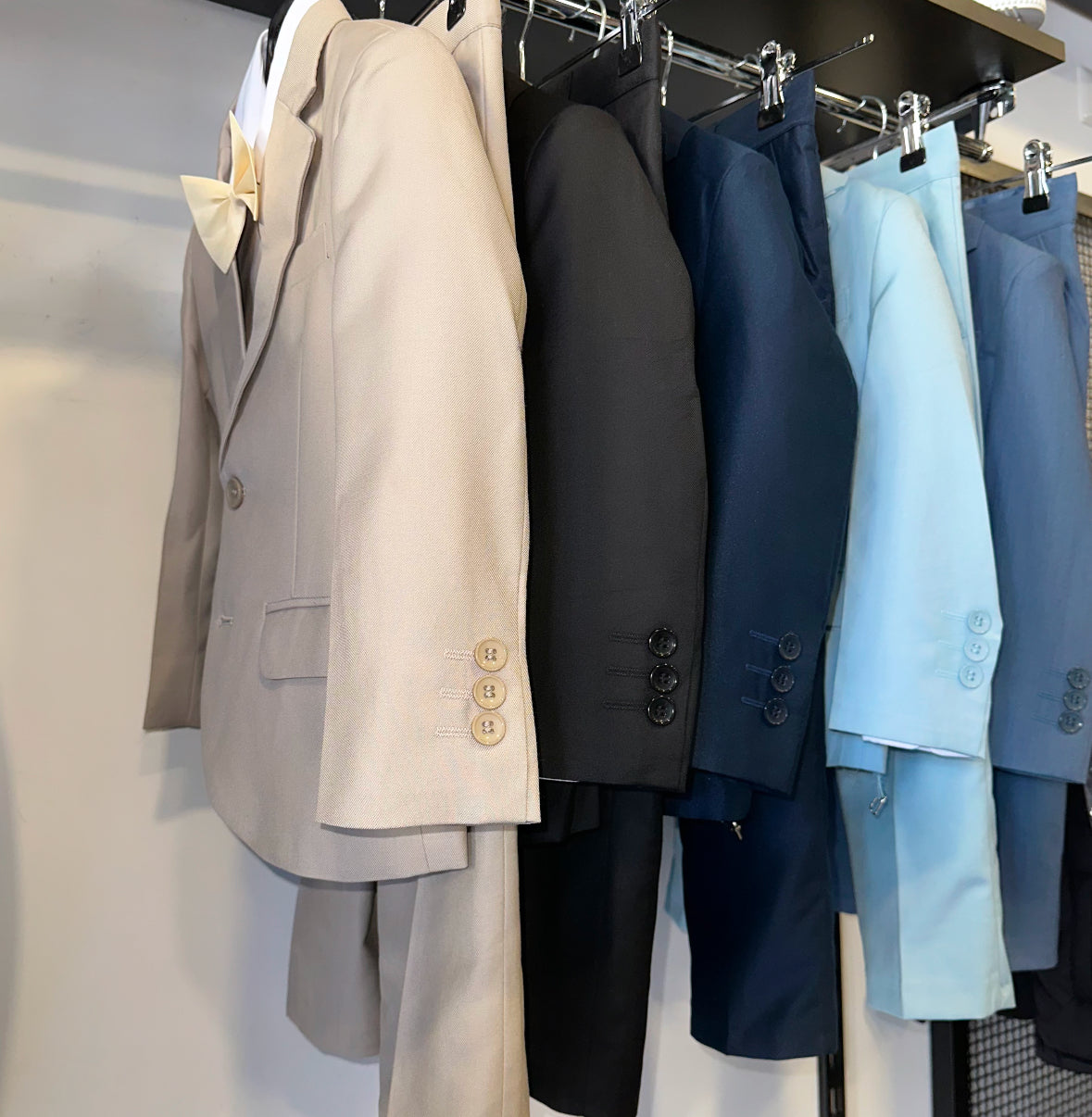 COMPLETO CLASSICO BIMBO CELESTE SCURO  (COLOR JEANS) - Completi classici bimbo -