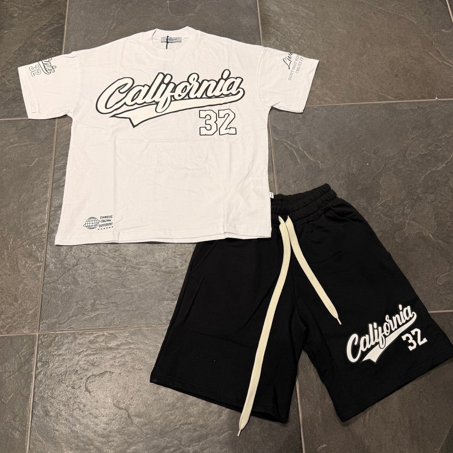 CORDSET CALIFORNIA NERO. - Completi & Coordinati - CIANOTIC