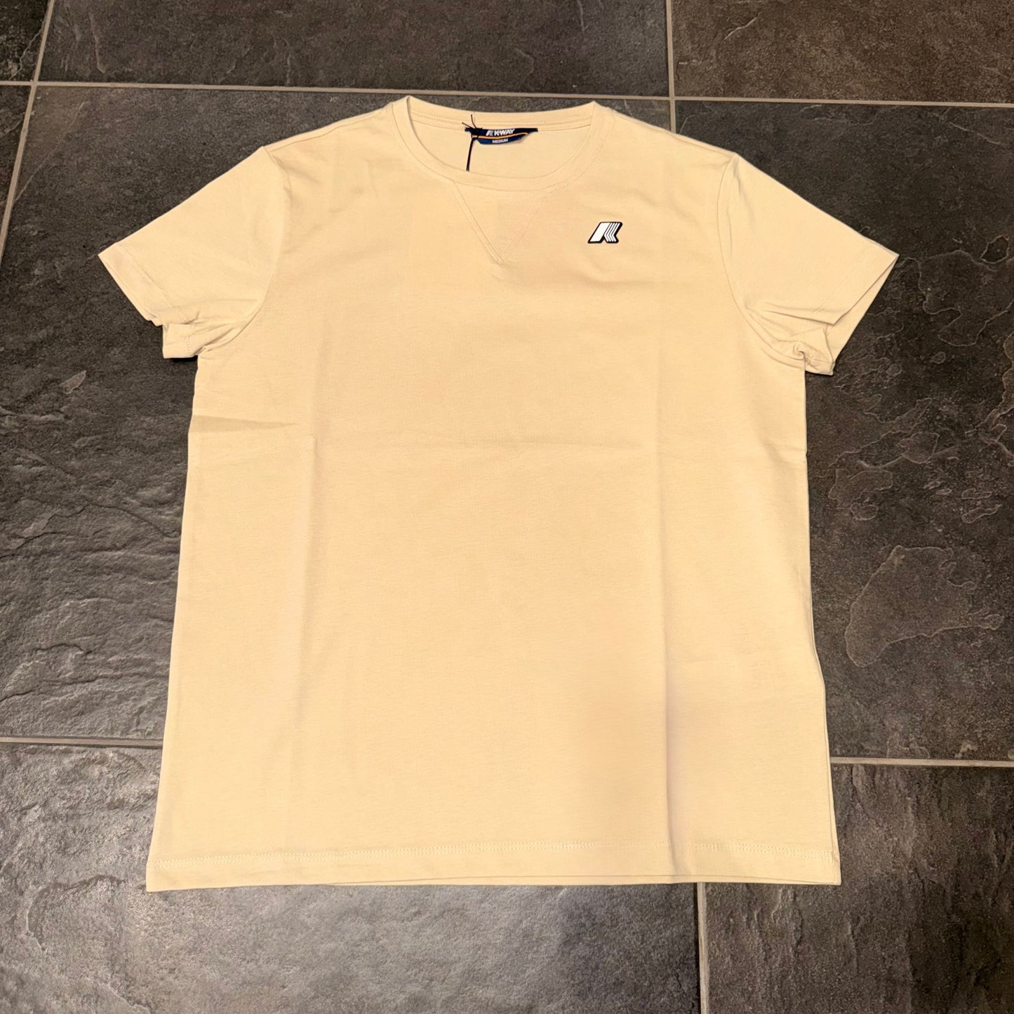 K-WAY T-SHIRT BEIGE W10 - T-shirt uomo - K-WAY