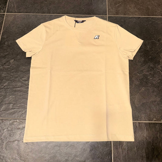 K-WAY T-SHIRT BEIGE W10 - T-shirt uomo - K-WAY