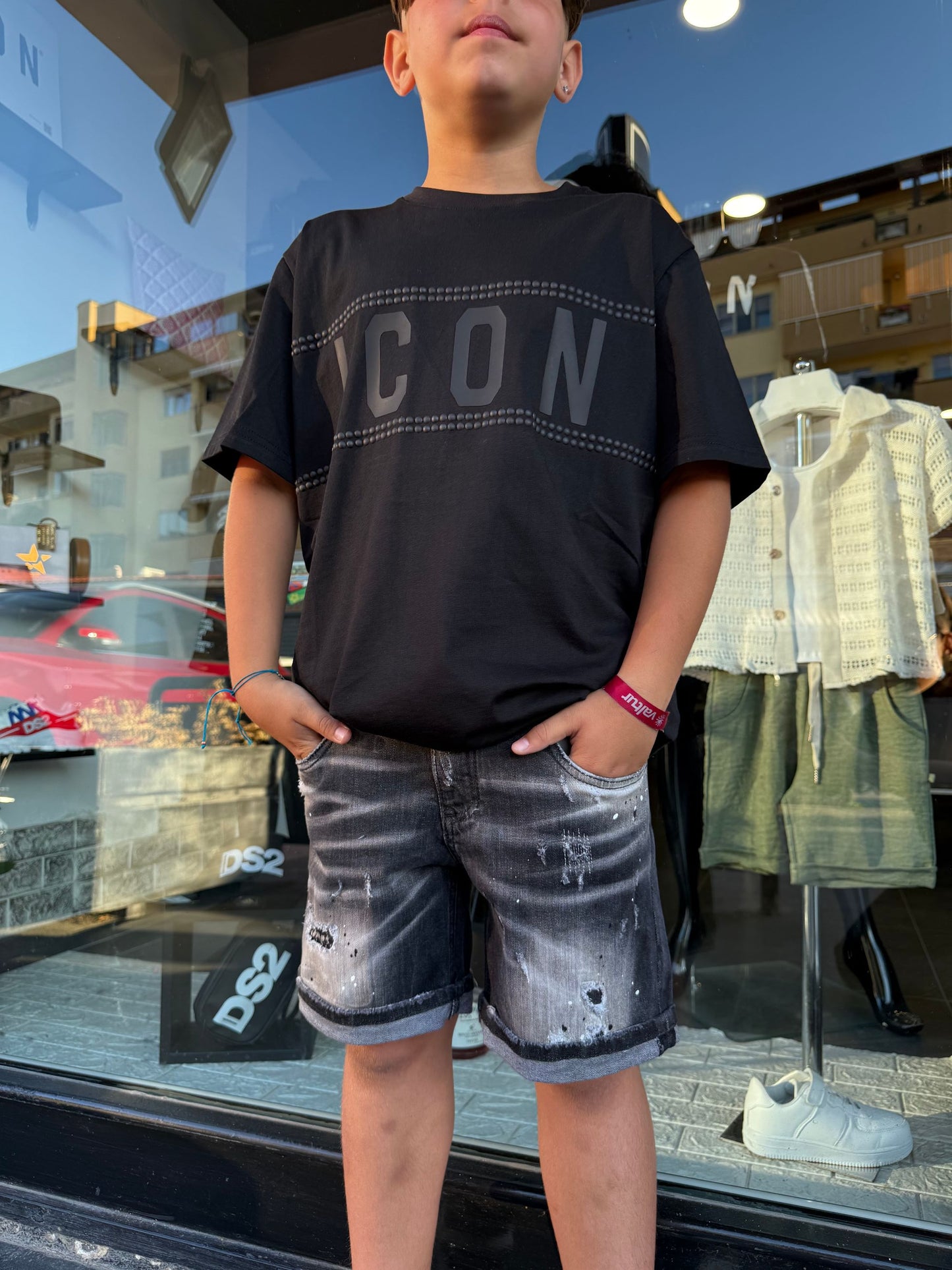 CB D125 BLACK - short bimbo - CIANOTIC