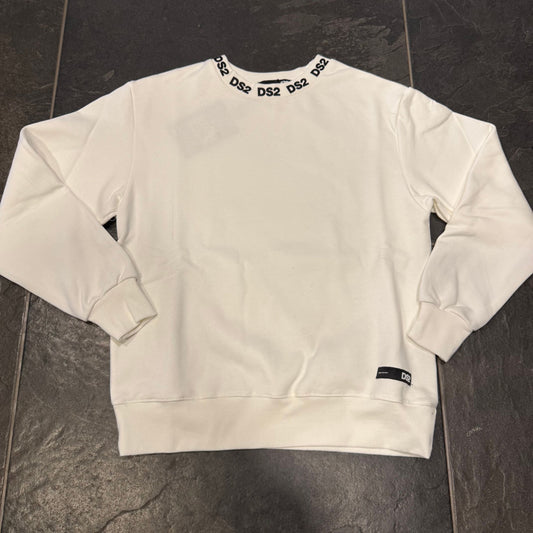 FW25223 FELPA DS2 BIANCA - FELPA UOMO - DROP SEASON 2