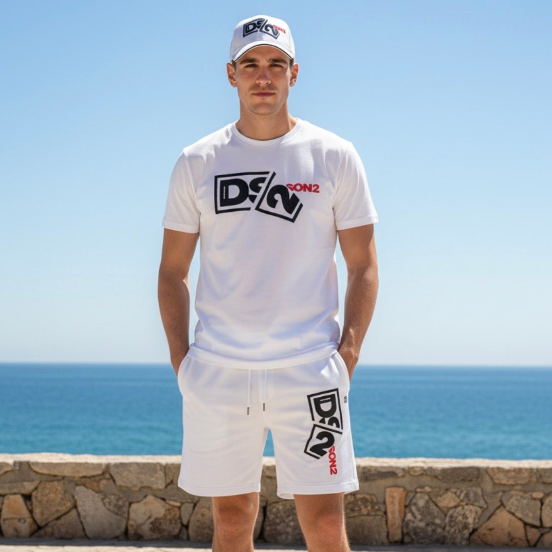 SS26239 COMPLETO DS2 BIANCO - Completo uomo - DROP SEASON 2