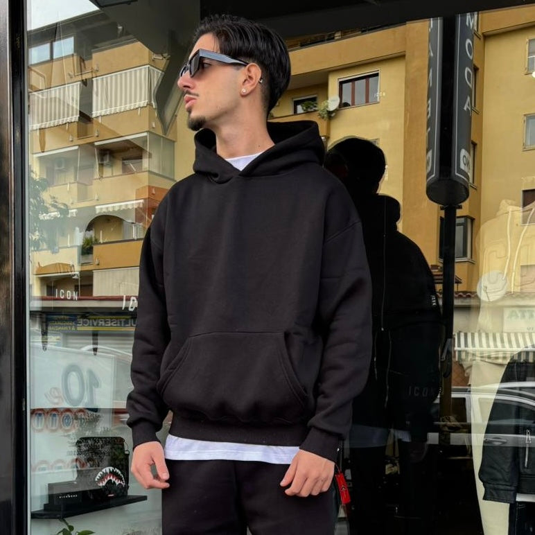 F/CROP/ CAPPUCCIO - FELPA UOMO - CIANOTIC