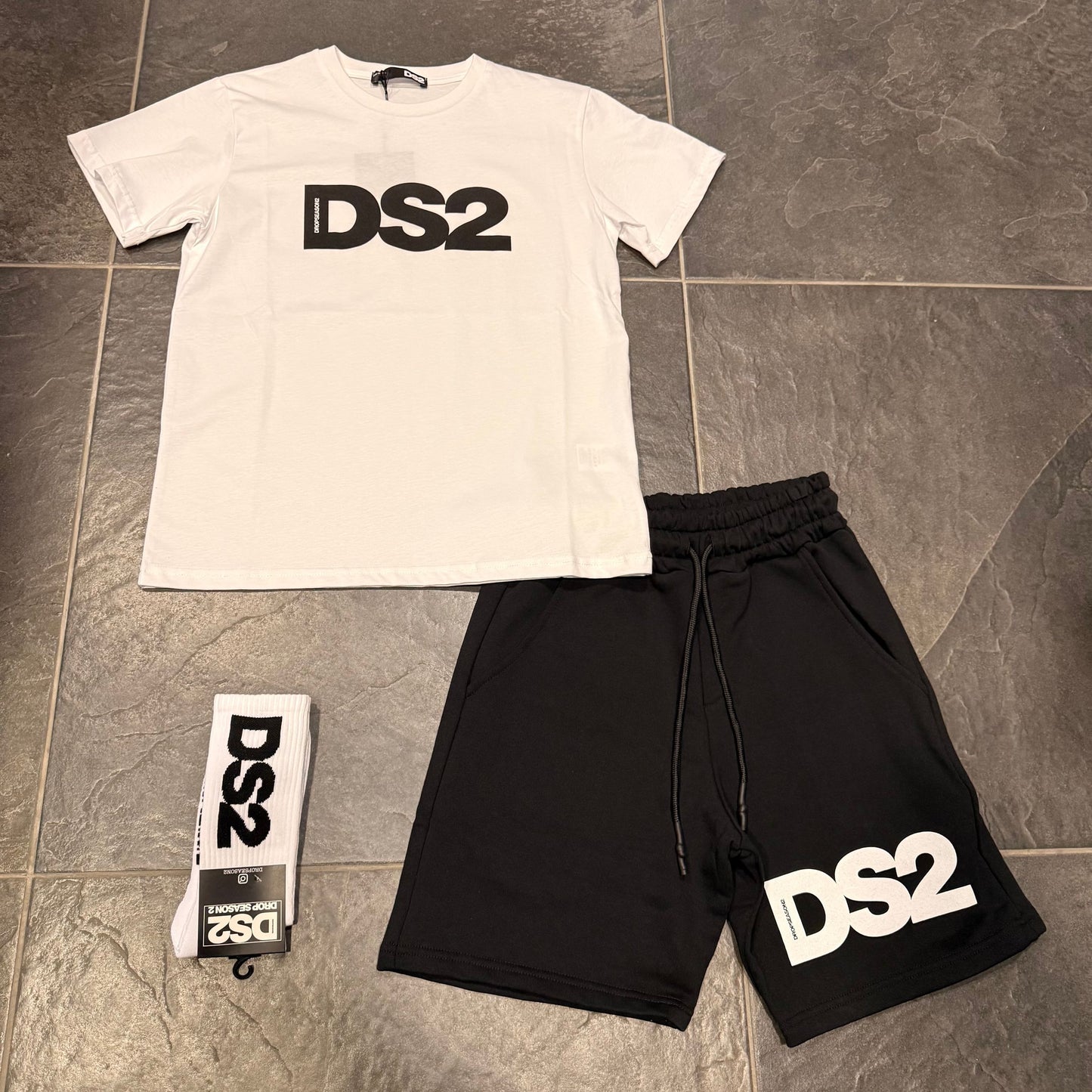 SS26272 T-SHIRT DS2 BIANCA - T-shirt uomo - DROP SEASON 2