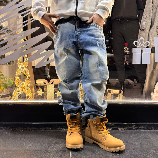 CB BAGGY 24 BLUE - JEANS BIMBO - CIANOTIC