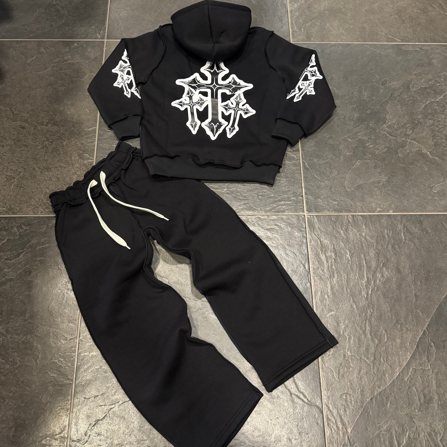 CB TRACK SUIT NERO - tute bimbo - CIANOTIC