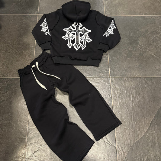 CB TRACK SUIT NERO - tute bimbo - CIANOTIC