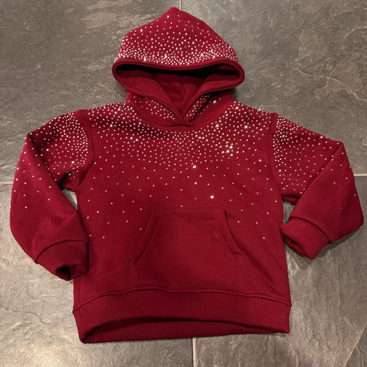 1208 FELPA DIAMOND BIMBO BORDEAUX - felpa bimbo - IO CHICO