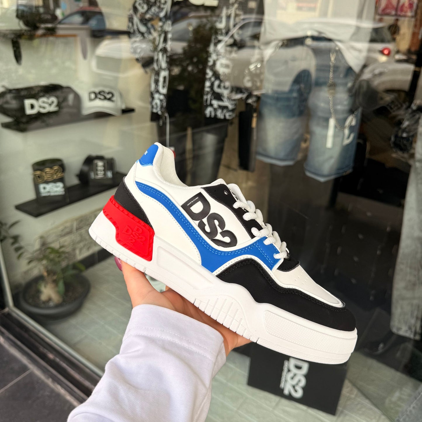 DS2S06 SCARPE DS2 BLU/ROSSO - Scarpe uomo - DROP SEASON 2
