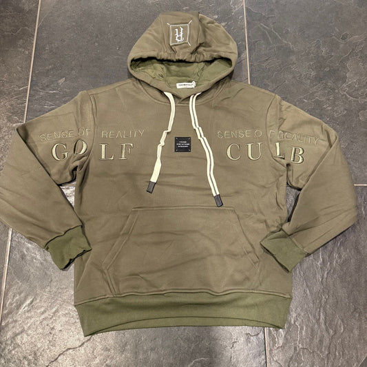 LM-5652 FELPA VERDE MILITARE - Felpe uomo -