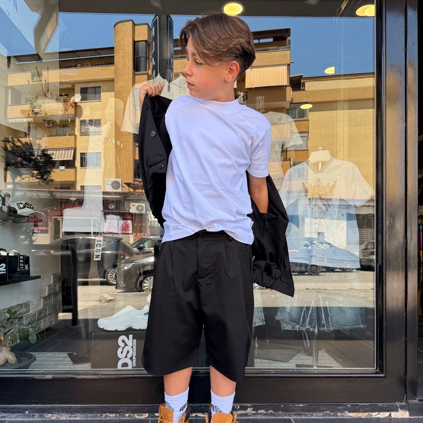 CORDSET PERFECT MATCH SET NERO - Coordinato bimbo/junior - CIANOTIC