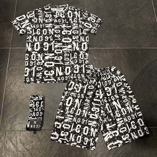 IUT018 COMPLETO ICON NERO - T-shirt uomo - icon