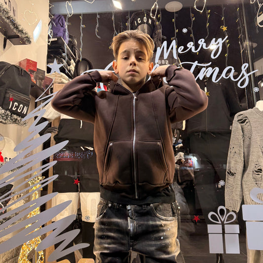 CB F/HOLLOW FRAME FELPA BIMBO MORO - felpa bimbo - CIANOTIC