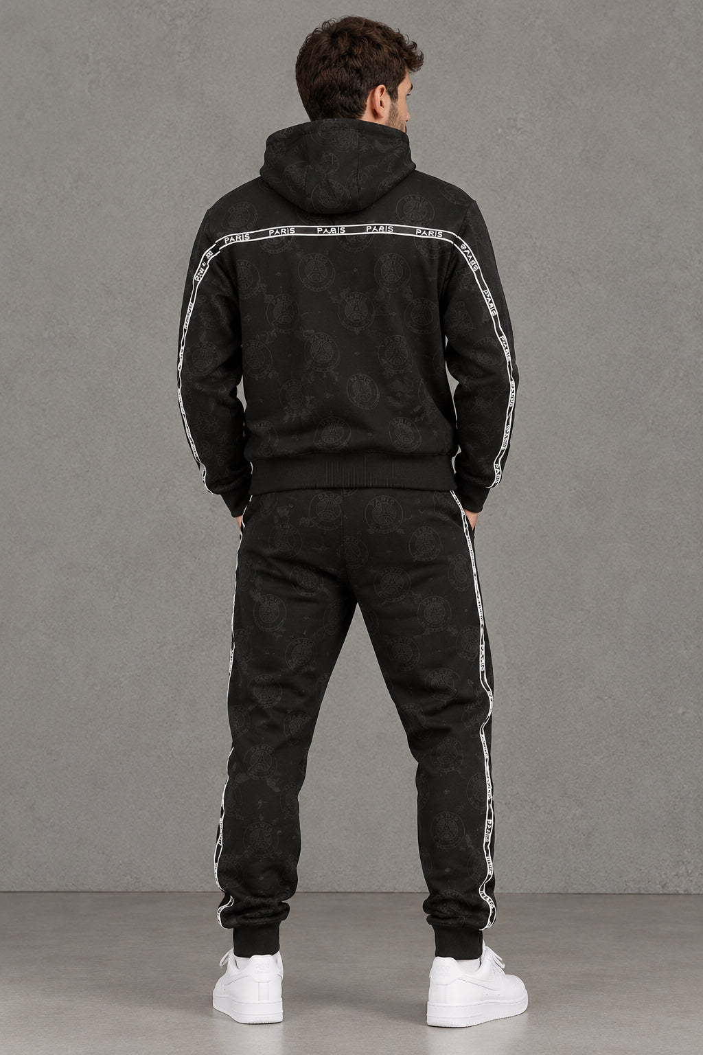 FF-6298 TUTA MOD PARIS NERA - tuta uomo -