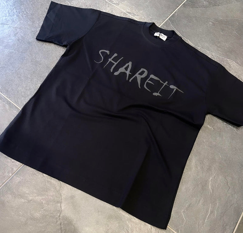 SHAREIT T-SHIRT NERA - T-shirt uomo - SHAREIT