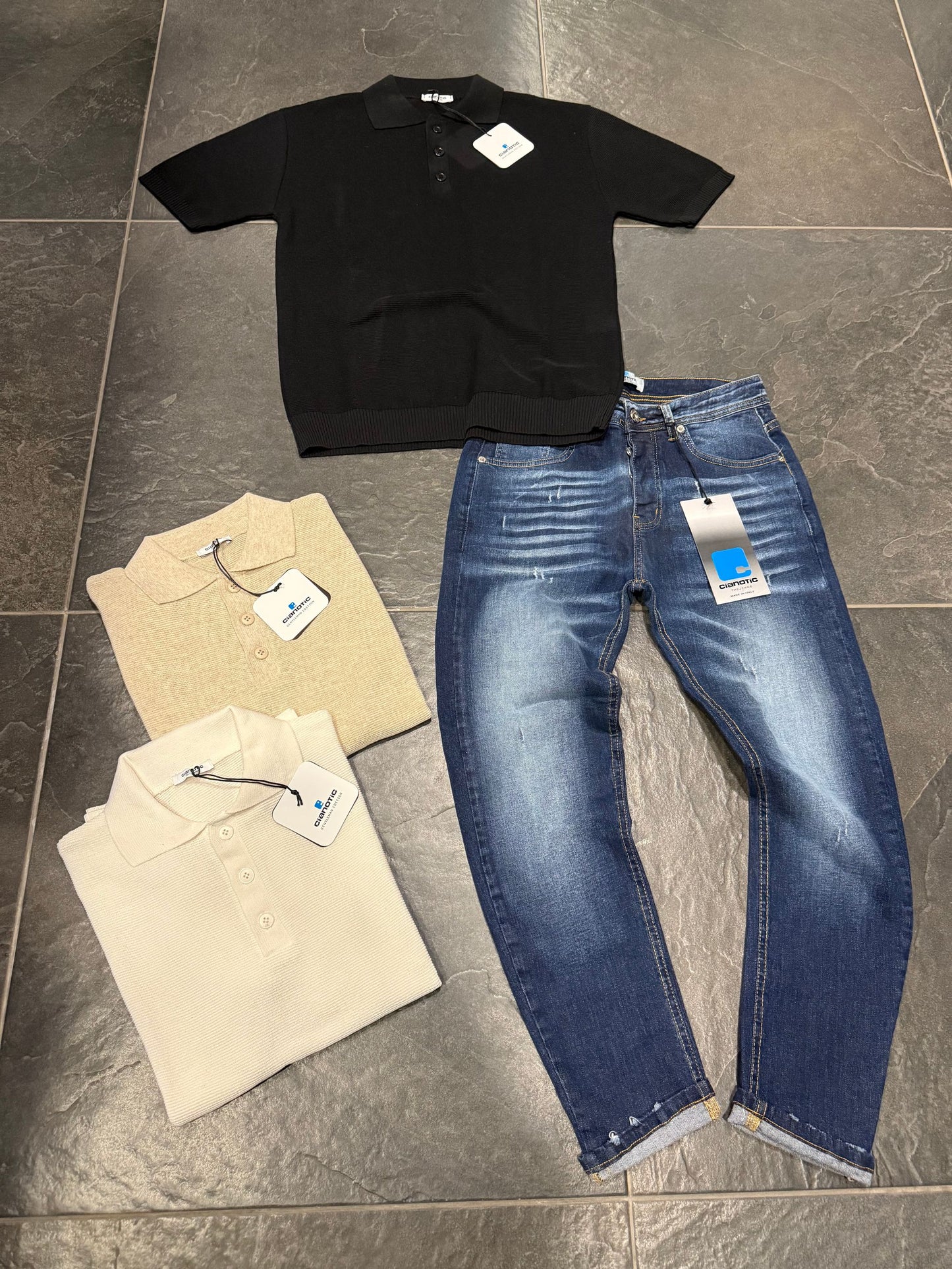 NEW FIT BRANDO INDAGO - Jeans uomo - CIANOTIC