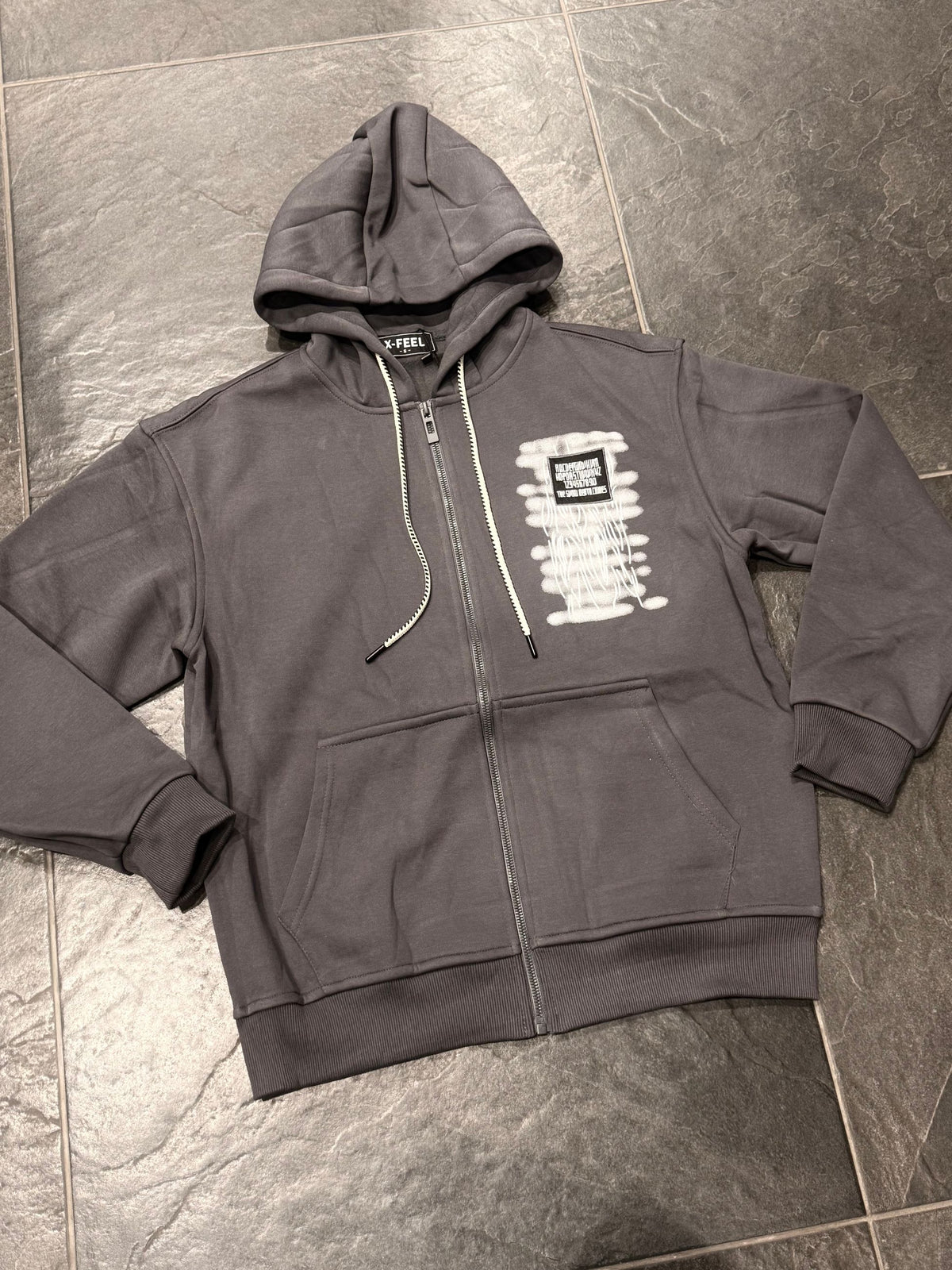 7525 FELPA UOMO GRIGIO - FELPA UOMO -