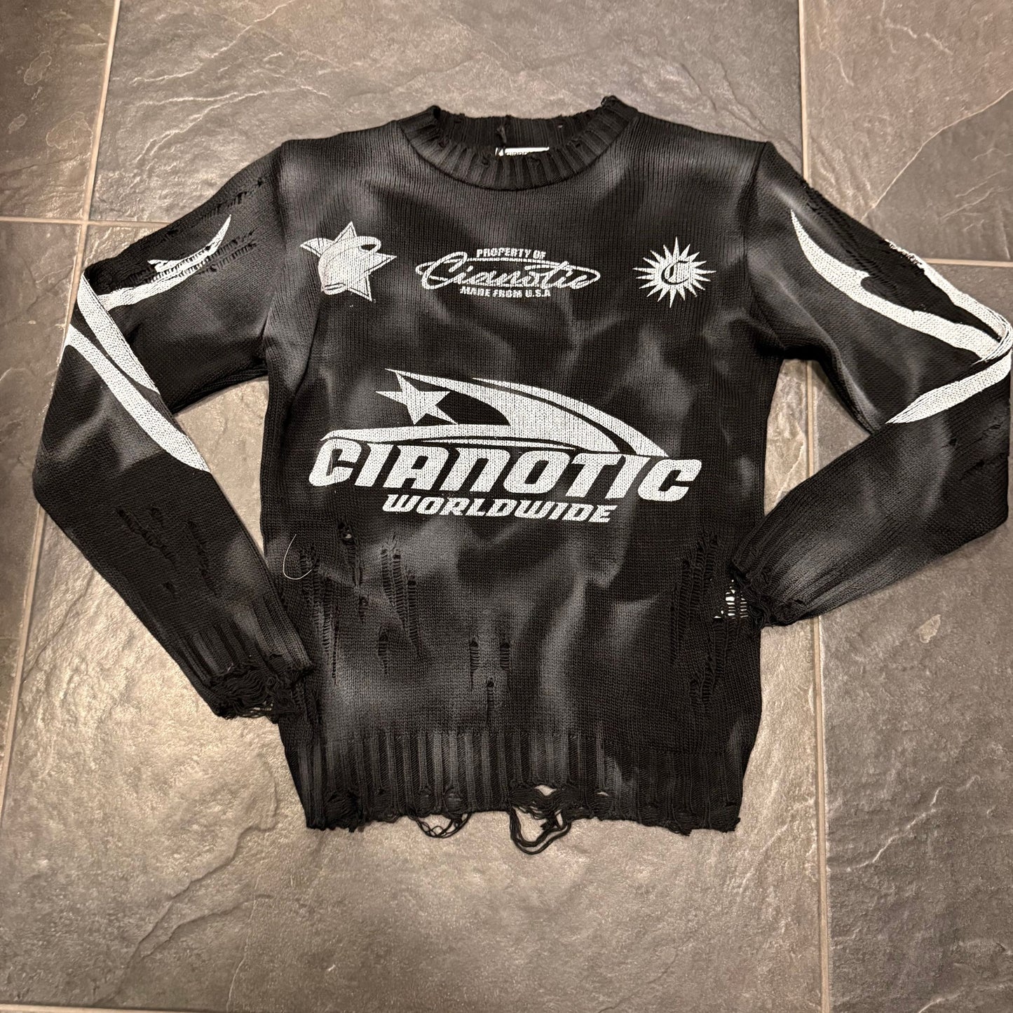 CB ML/WORLDWIDE MAGLIONCINO BIMBO NERO -  - CIANOTIC