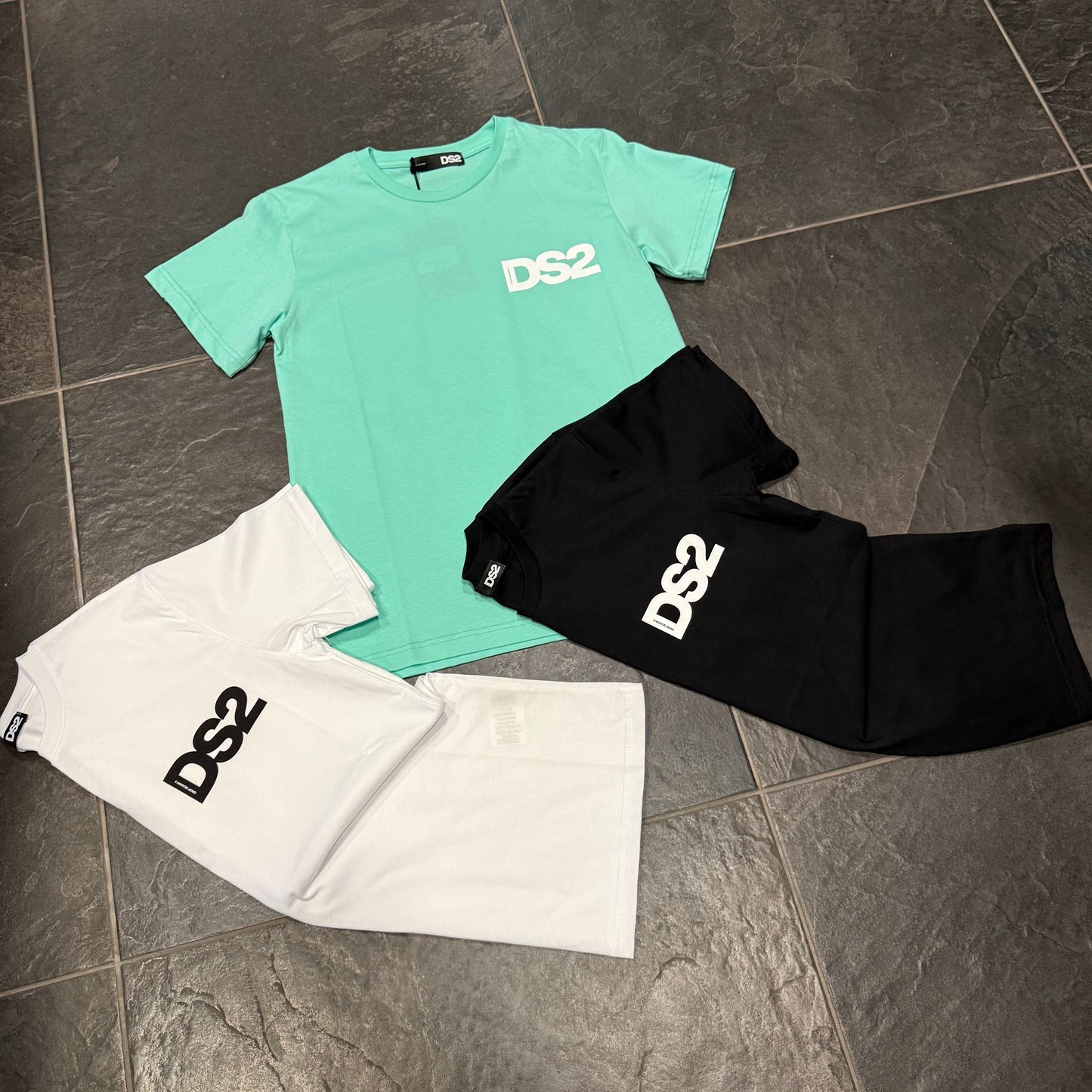 SS26267 T-SHIRT DS2 NERA - T-shirt uomo - DROP SEASON 2