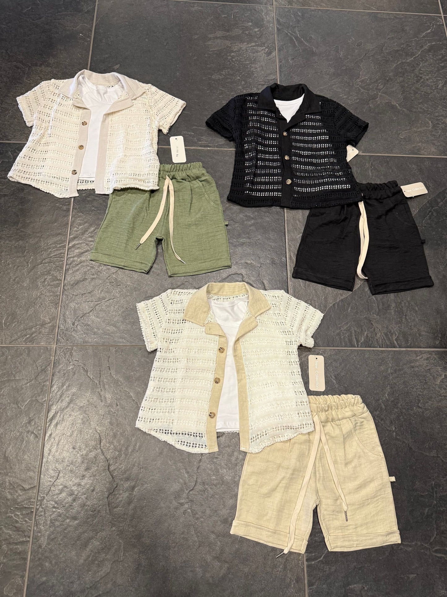 25190 COORDINATO BIMBO NERO - Completi & Coordinati -