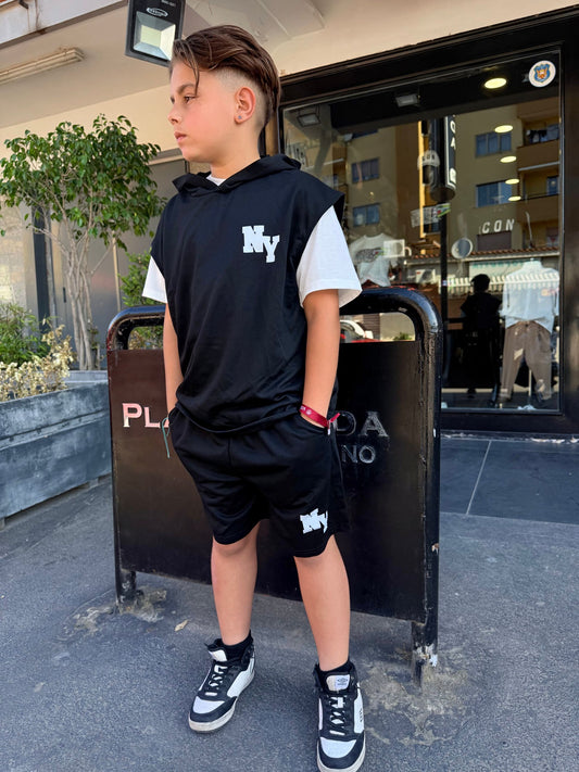 COMPLETO NY NERO - Completo bimbo -