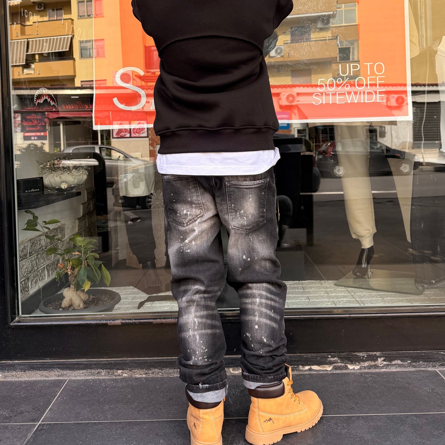 CB DS2/2 BLACK - JEANS BIMBO - CIANOTIC