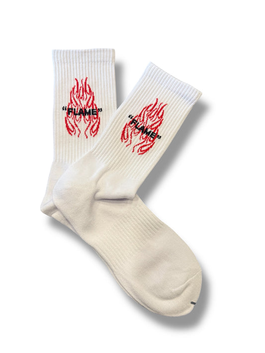 EUPHORIA FLAME BIANCO - CALZINI UNISEX - EUPHORIA