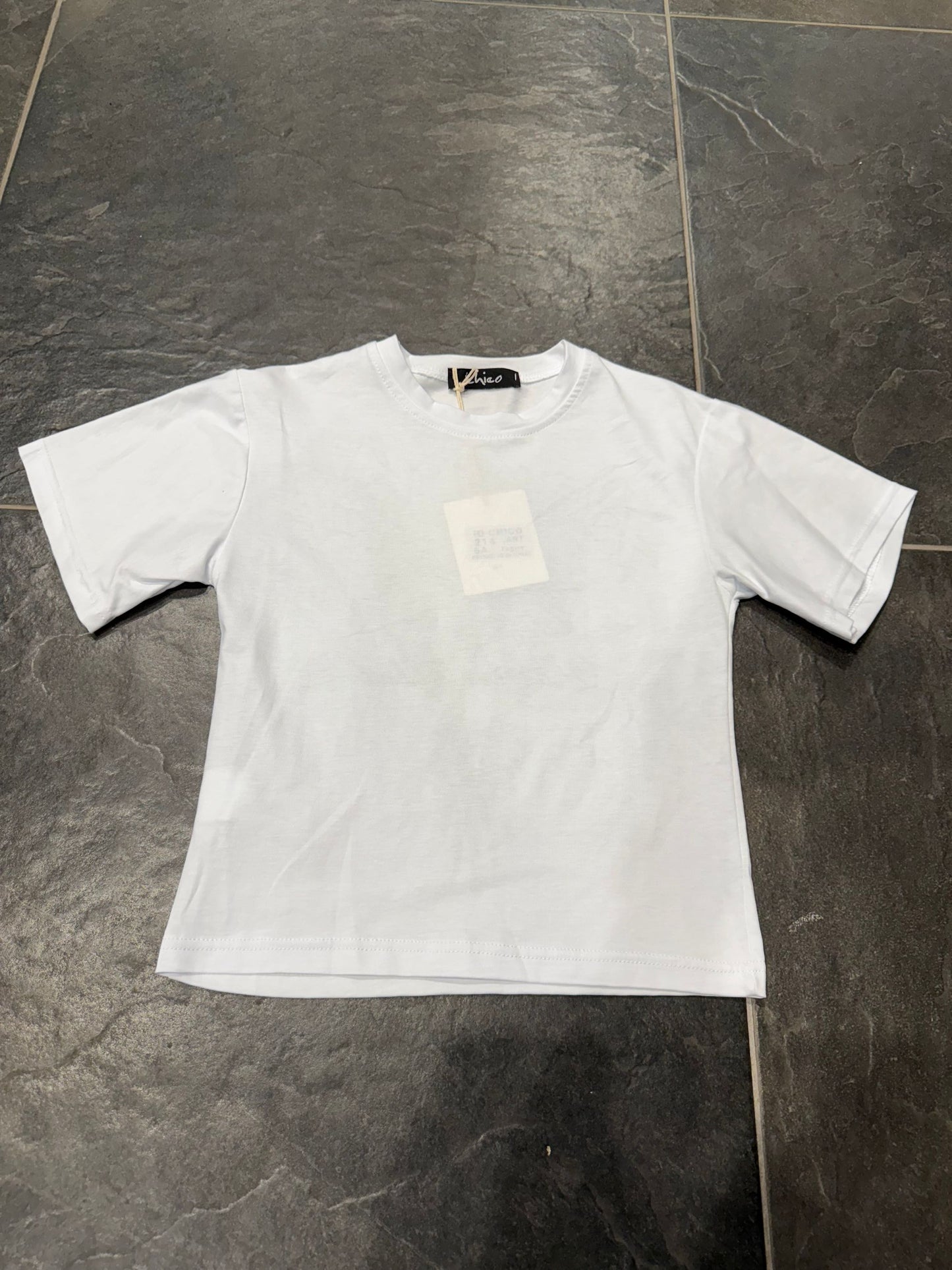 214 T-SHIRT BIMBO BIANCA - T-shirt bimbo - IO CHICO
