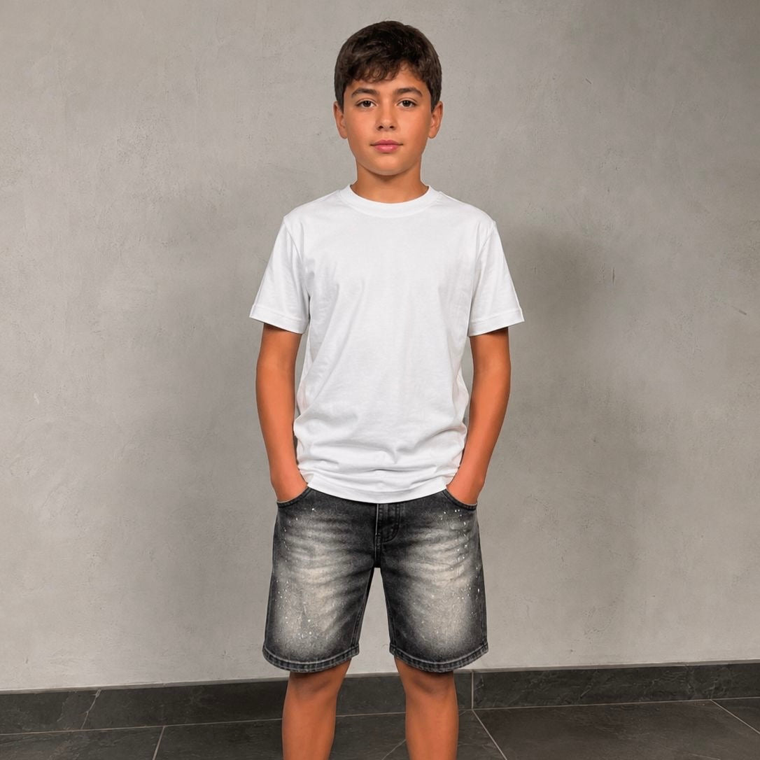 CB T-SHIRT ASSAJE BIANCA - T-shirt bimbo - CIANOTIC