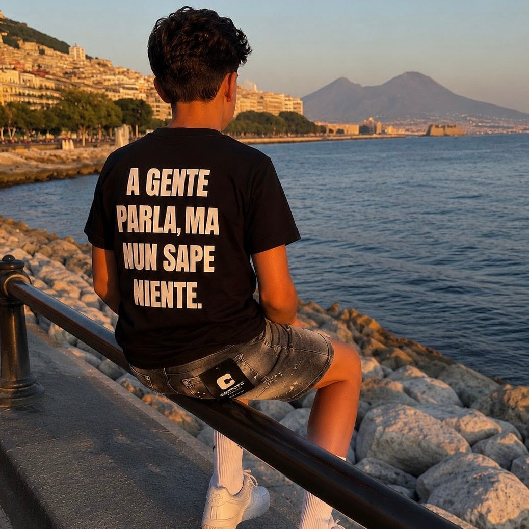 CB T-SHIRT SAPE NIENTE NERA - T-shirt bimbo - CIANOTIC