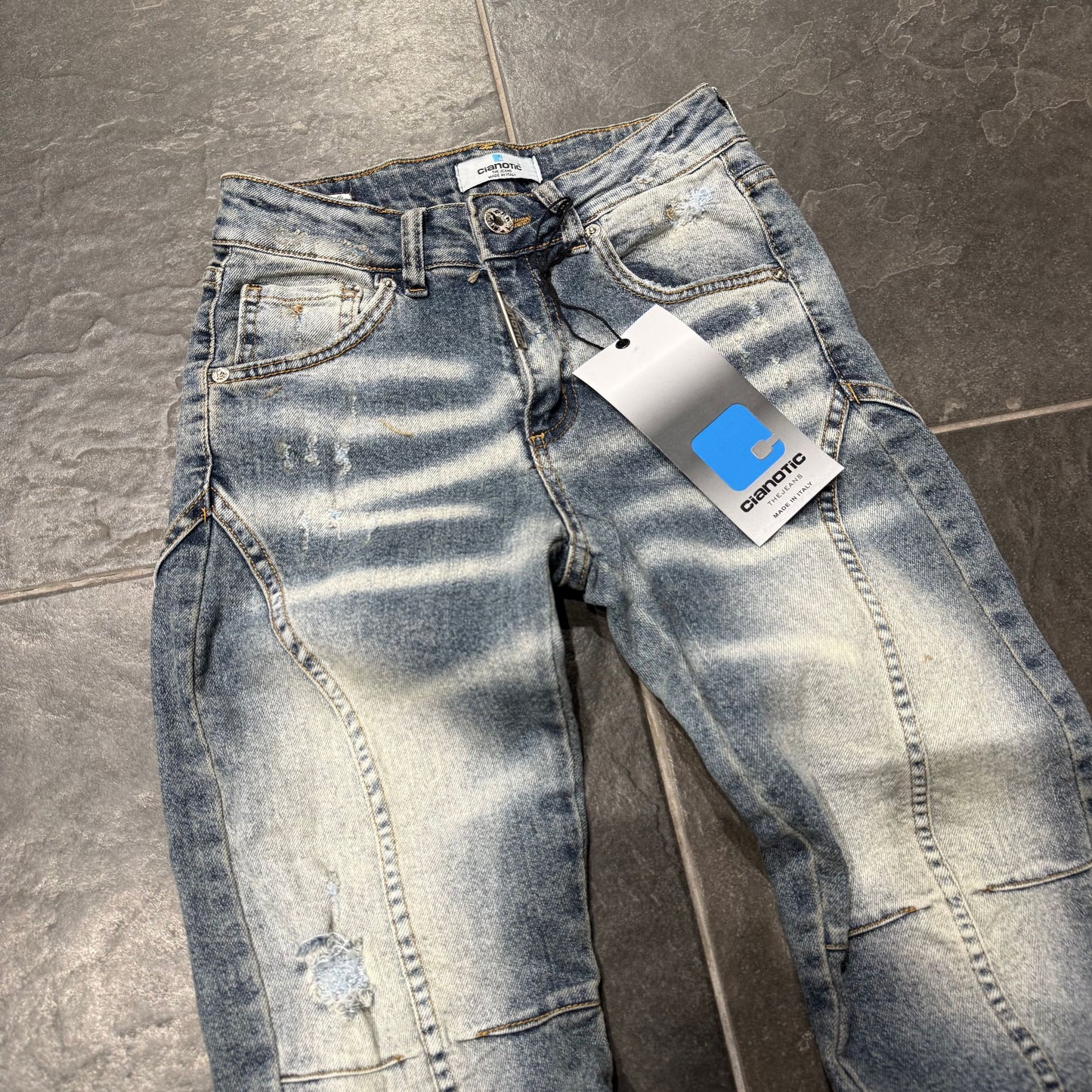 CB BAGGY 23 BLUE - JEANS BIMBO - CIANOTIC