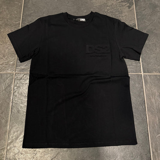 FW25283 T-SHIRT DS2 UOMO NERA - T-shirt uomo - DROP SEASON 2