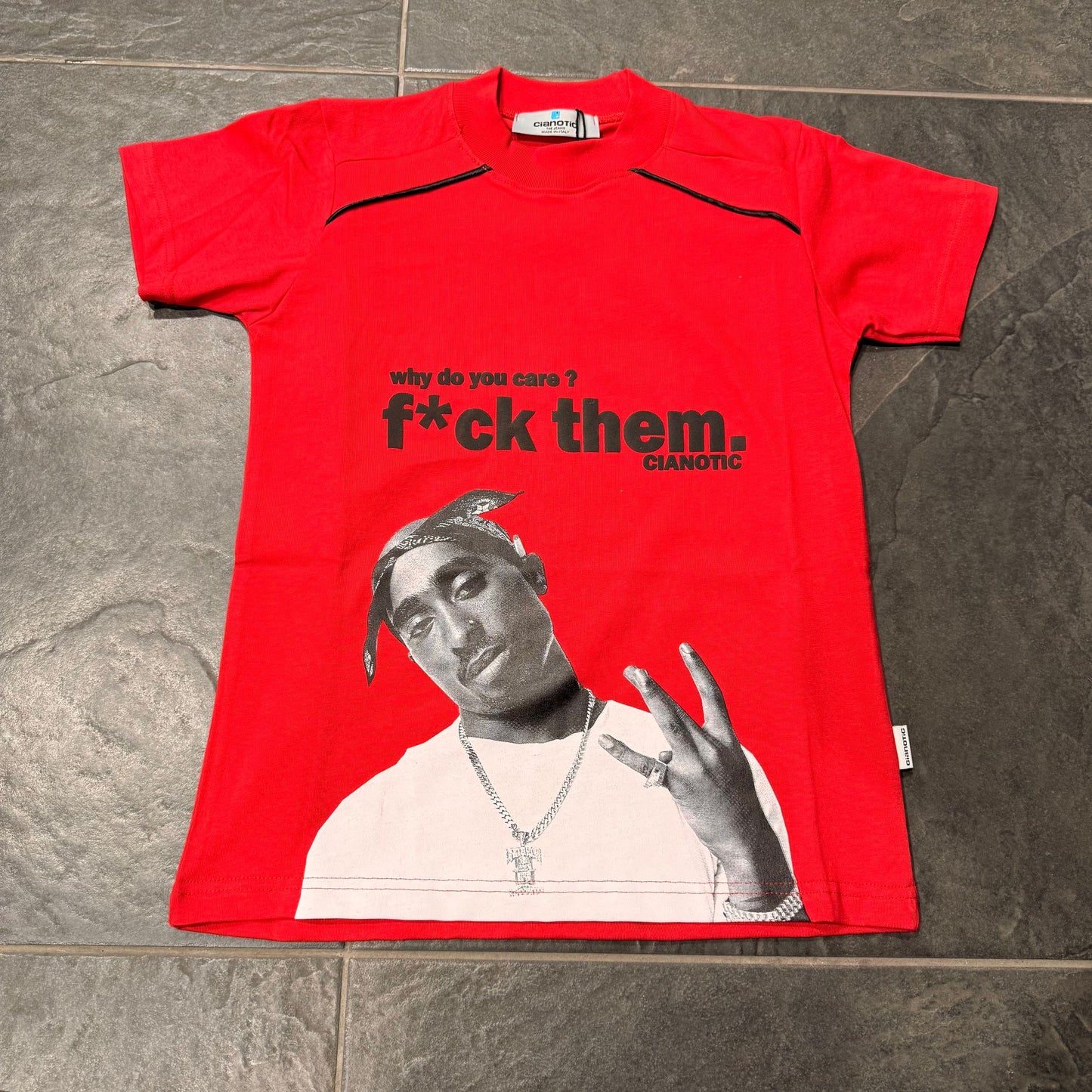 CB/2 PAC T-SHIRT BIMBO ROSSA - T-shirt bimbo - CIANOTIC