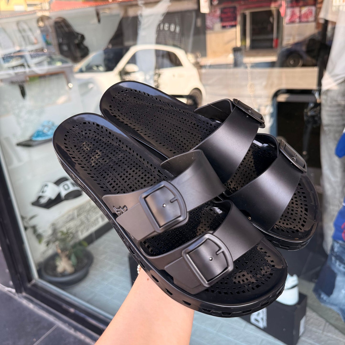 CIABATTE KAPPA NERE OPACHE - Ciabatte uomo - KAPPA